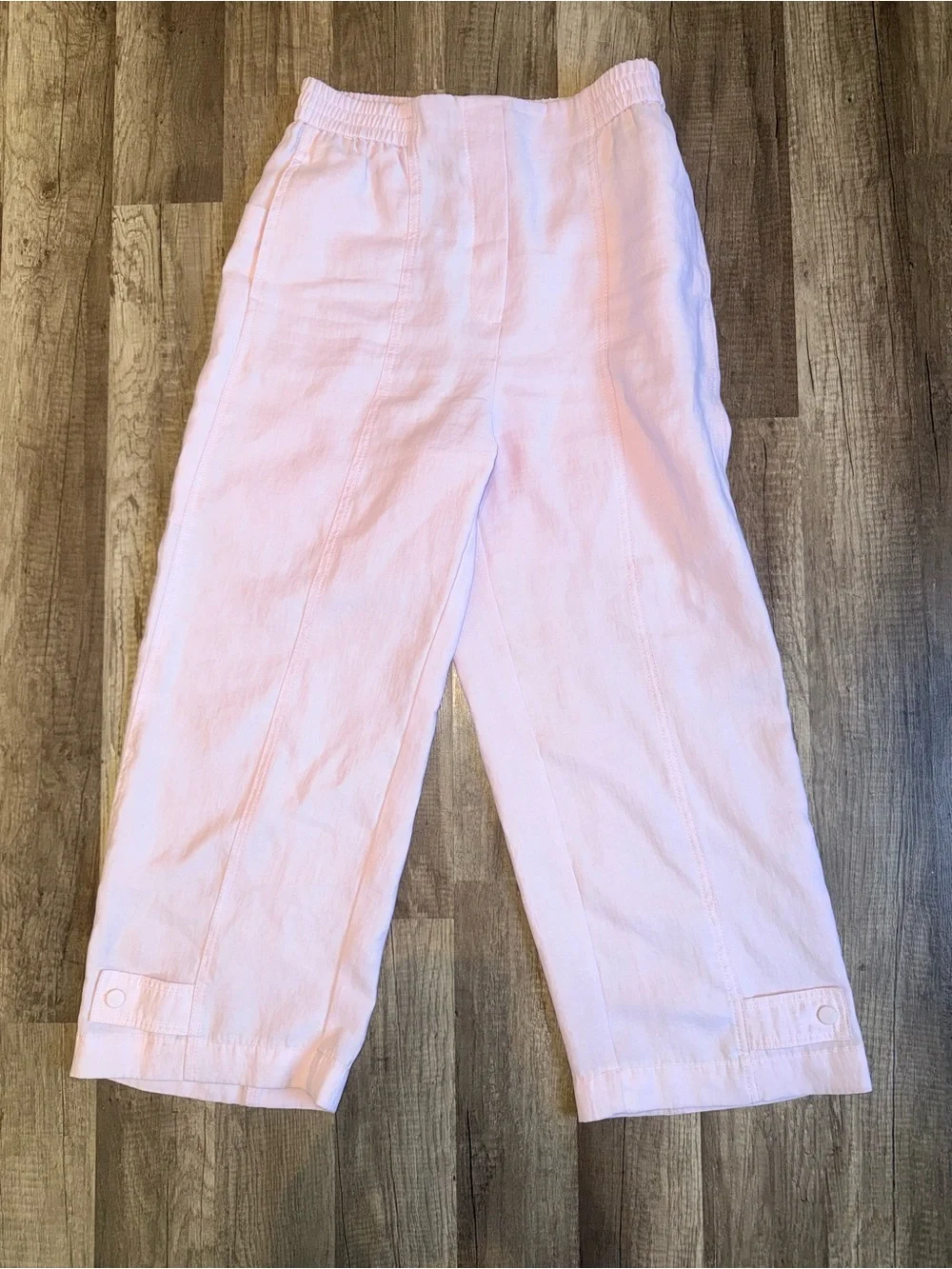 Zara Soft Pink Pull-On Ankle Pants - XS